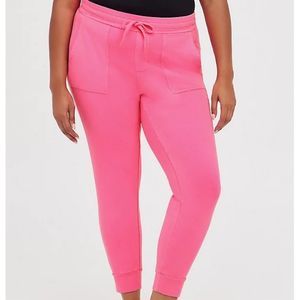 Torrid CLASSIC FIT JOGGER SUPER SOFT FLEECE PINK